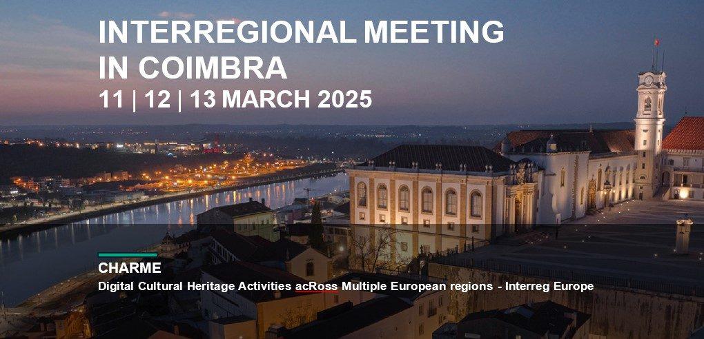 Reunião Interregional CHARME/Interreg Europe em Coimbra