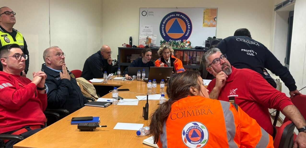Ativado Plano Municipal de Emergência em Coimbra
